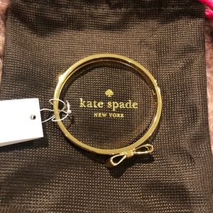 Kate Spade Double Bow Hinged Bracelet